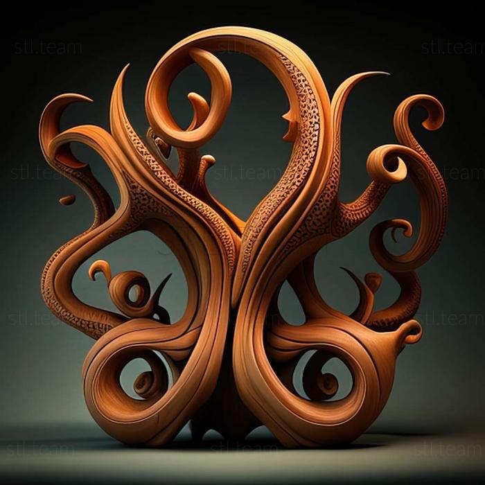 3D model tentacle (STL)